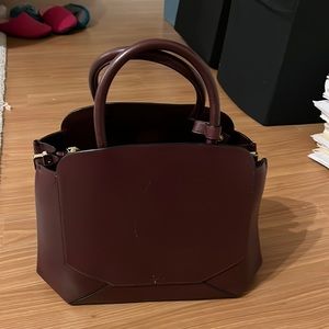 Aritzia leather satchel
